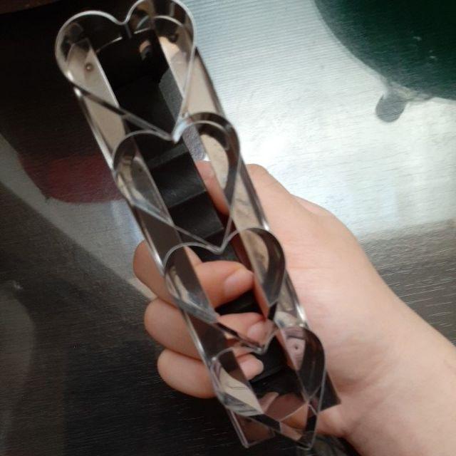 Cetakan Kue Kering/kacang Motif Love