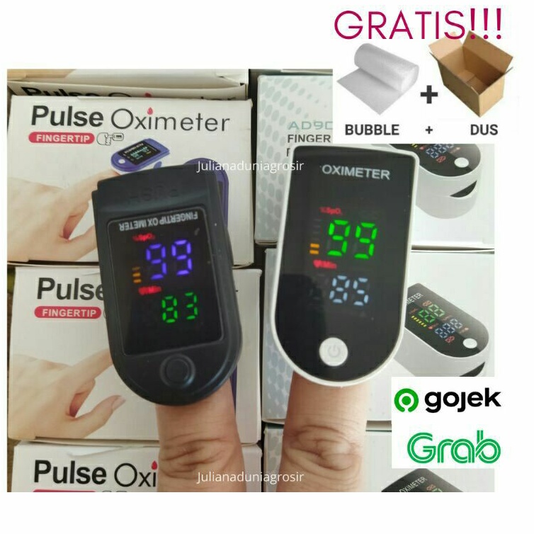 Oxymeter Pulse oximeter finger trip - alat ukur kadar oksigen