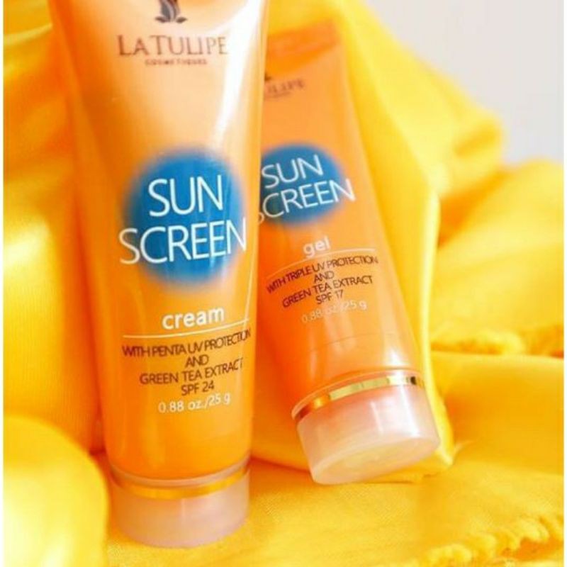 Jual LA TULIPE SUN SCREEN CREAM & GEL Shopee Indonesia