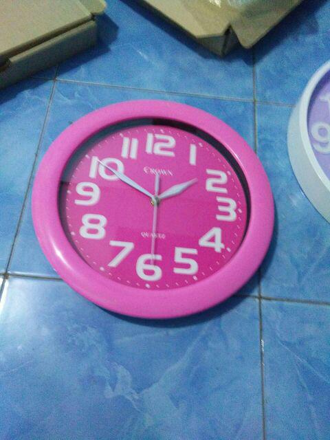 Jam Dinding Crown 3401 Color Diameter 30cm