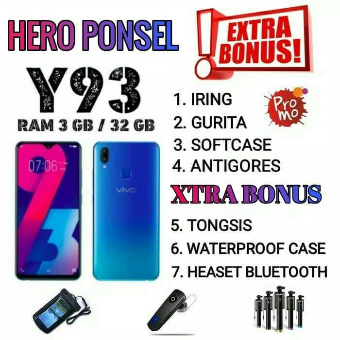 Hp Vivo Y93 Ram 3 32 Garansi Resmi Vivo Indonesia Merah Shopee Indonesia