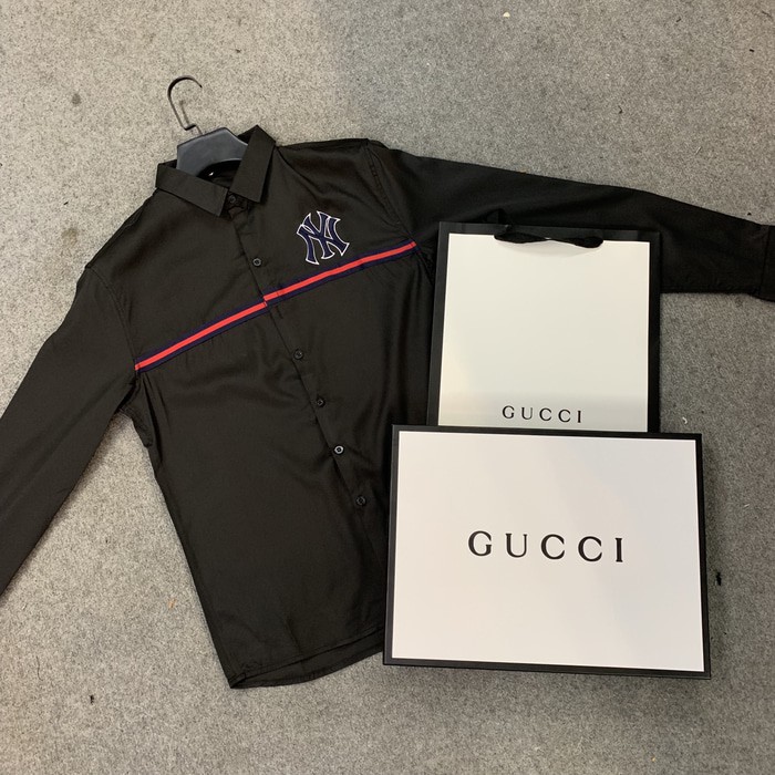 

Dijual Gucci X NY Shirts Black + Box Paperbag & Fake Bill Diskon