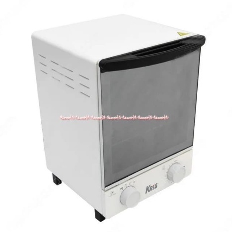 Kris Oven Vertical Toaster 12 Liter 800 W Alat Pemanggang Oven Menghangatkan Makanan Memanggang Krisbow Krischef Baking Bread Roti Warna Putih Ofen 12L