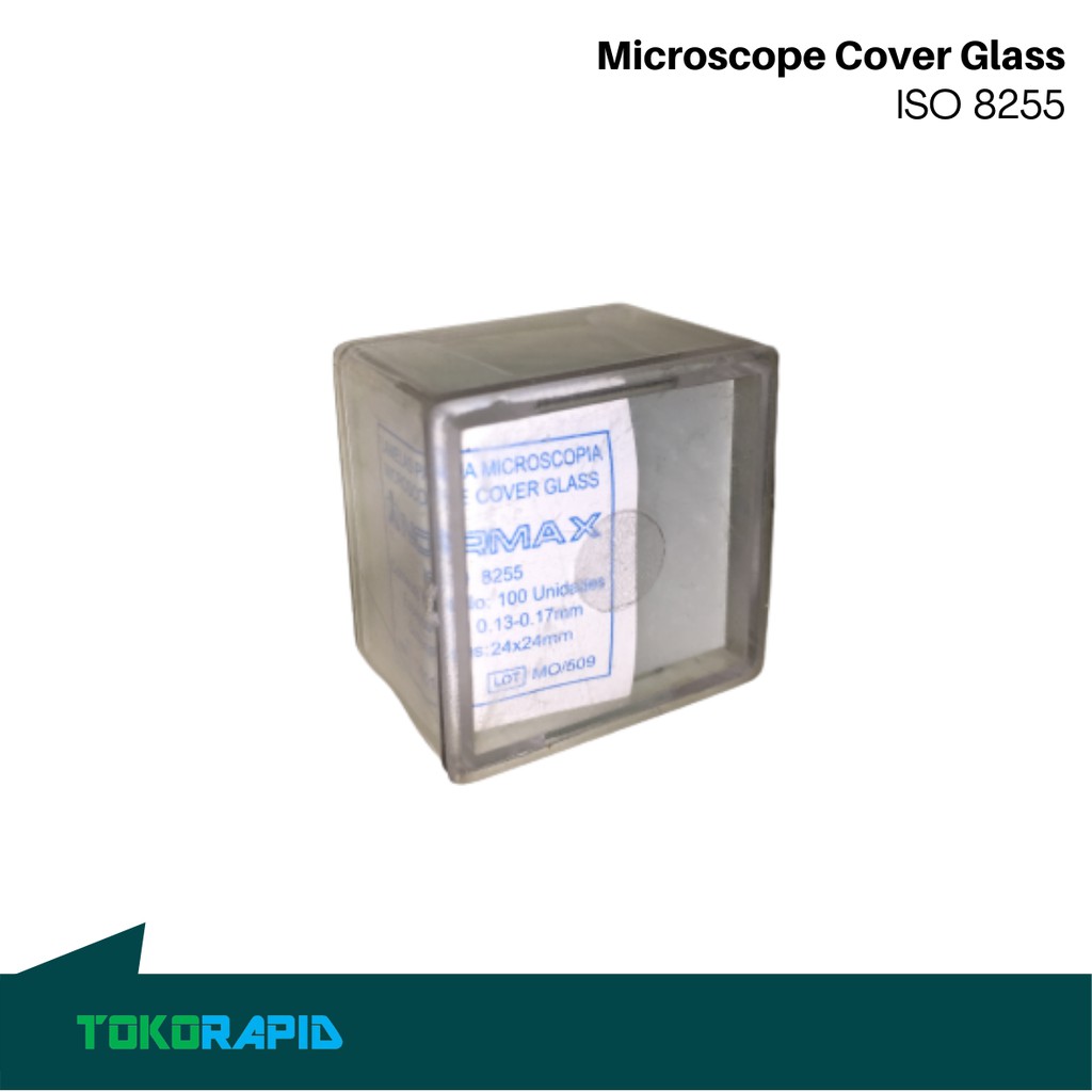 Cover Glass Mikroskop/Kaca Preparat/Kaca Penutup Mikroskop