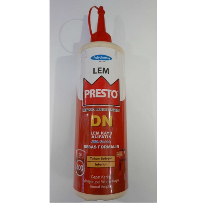 COD lem kayu presto dn 600 gr alifatik interior GROSIR ECER READY MEDAN