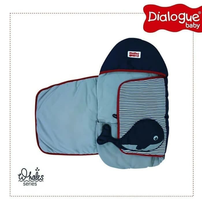 Makassar! Blanket / Selimut Bayi Dialogue Whales Series