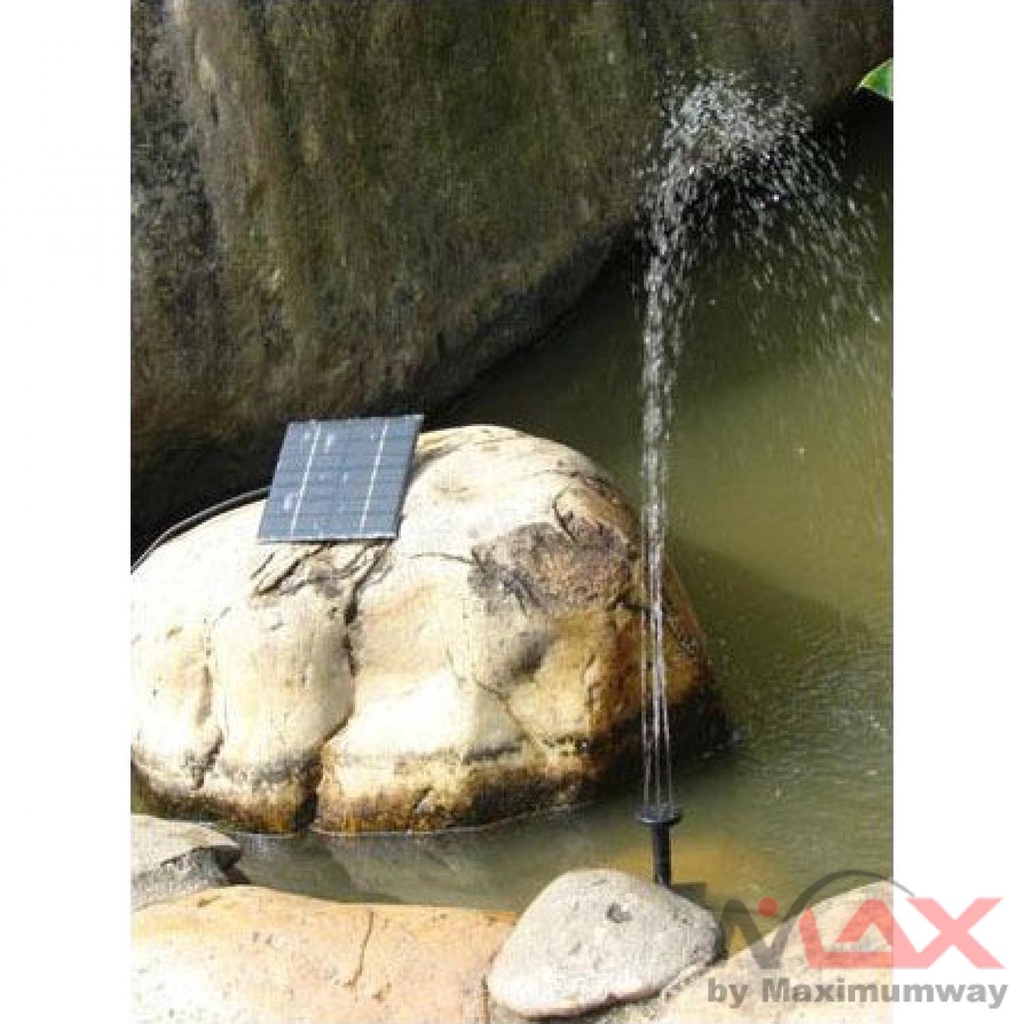 Air Mancur Kolam Tenaga matahari surya Solar panel 7V 1.12W 150L/h - GY-D-001 Warna Hitam