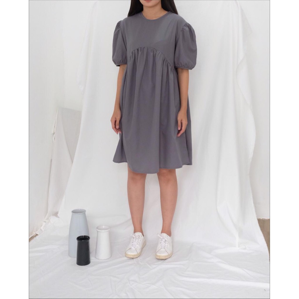 Blanc-Mariana Dress in Grey