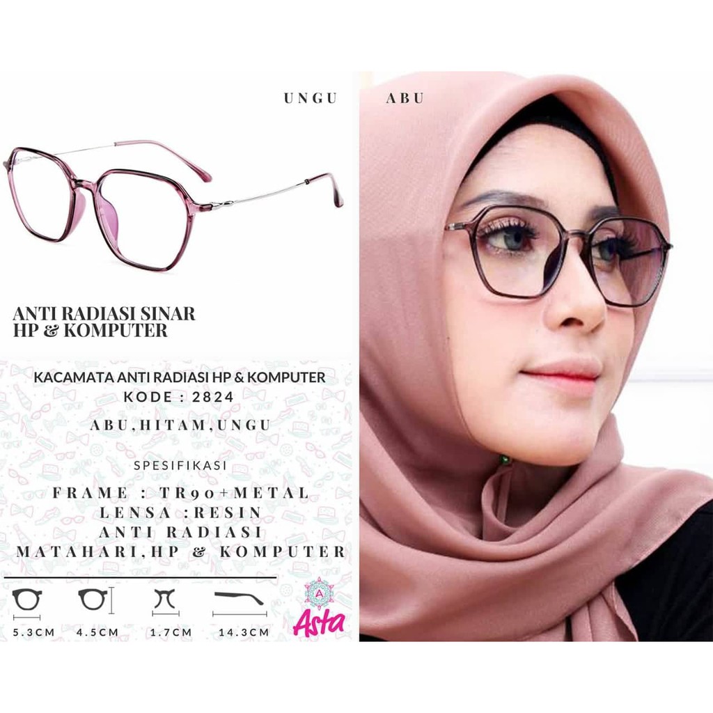 Kacamata Kode 2824 by Kacamata Asta