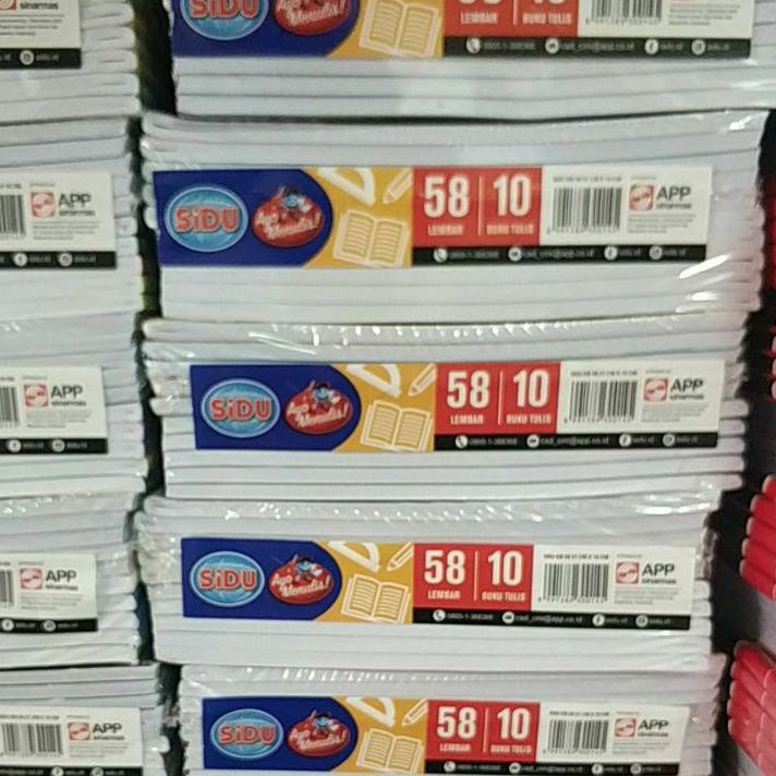 

BUKU TULIS GARIS SINAR DUNIA SIDU 58 LEMBAR ~