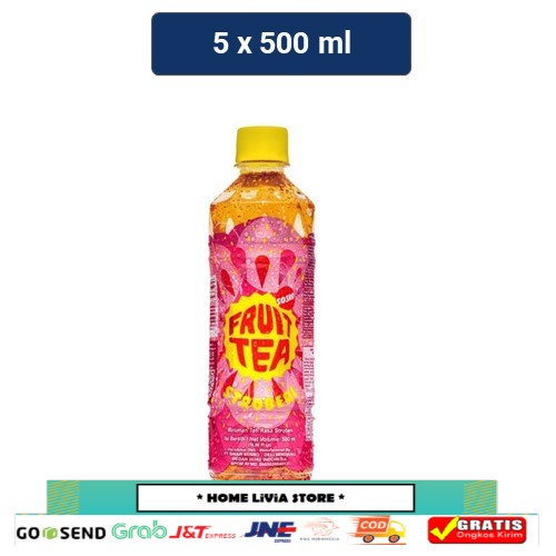 

Fruit Tea Sosro Strawberry Pet 500 ml x5