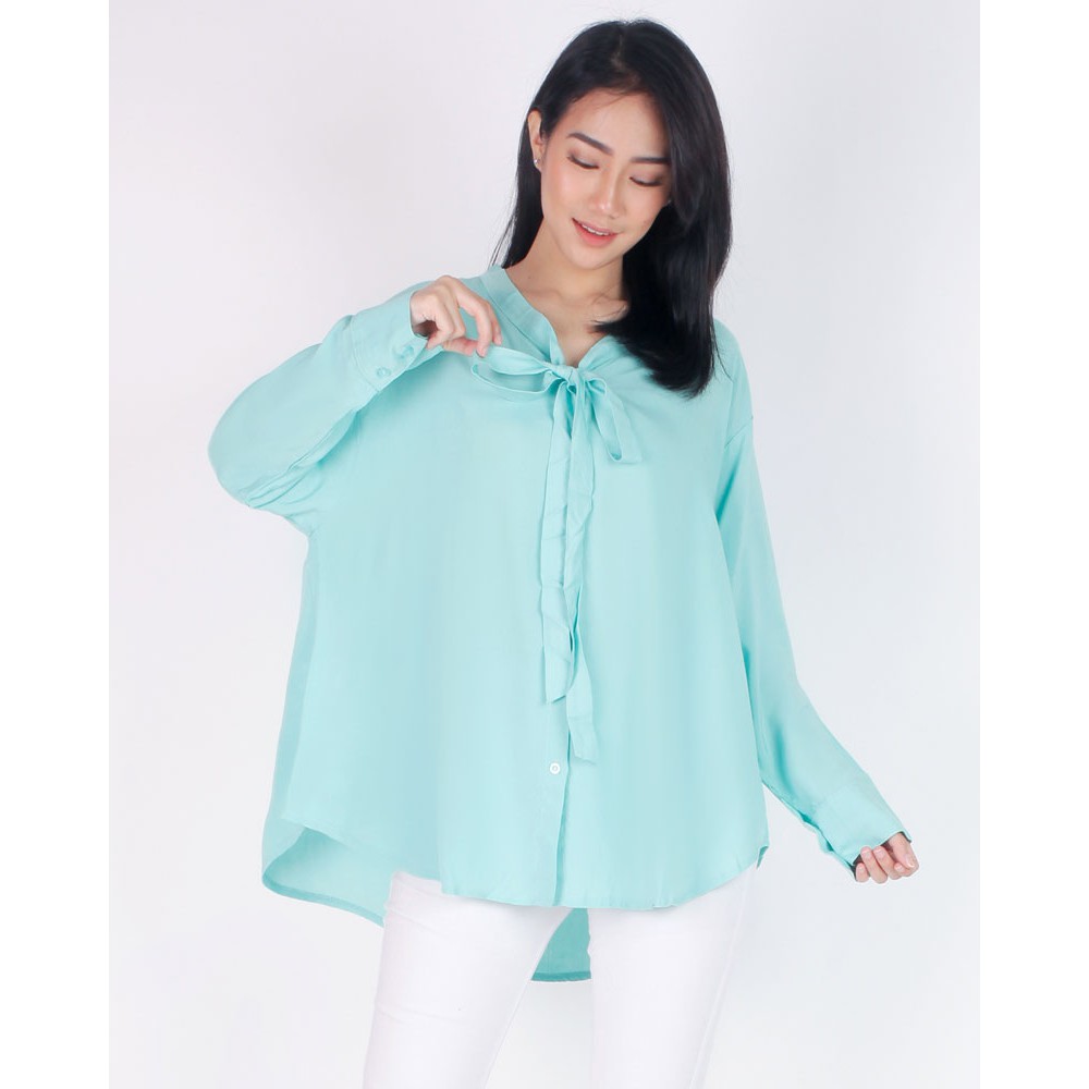 ARENA - RIBBON BLOUSE KANCING DEPAN