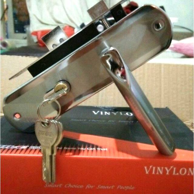 1 Set Kunci  Pintu  Tanggung Vinylone Poka Np Handle Pintu  