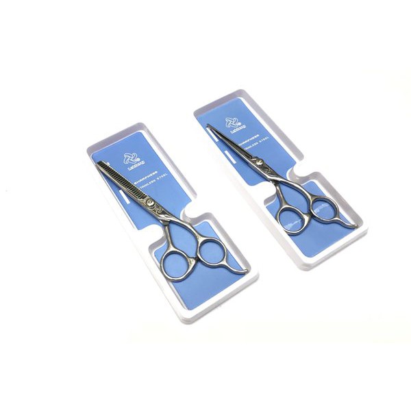 Gunting Set Potong Dan Sasak 1 Set Bahan Full Stainless Steel Leicheng