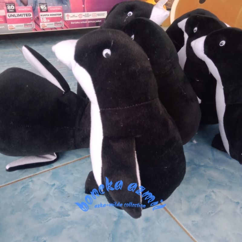 Boneka pinguin size s ukuran 20 cm