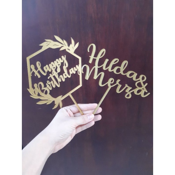 

TOPPER HIASAN CAKE AKRILIK
