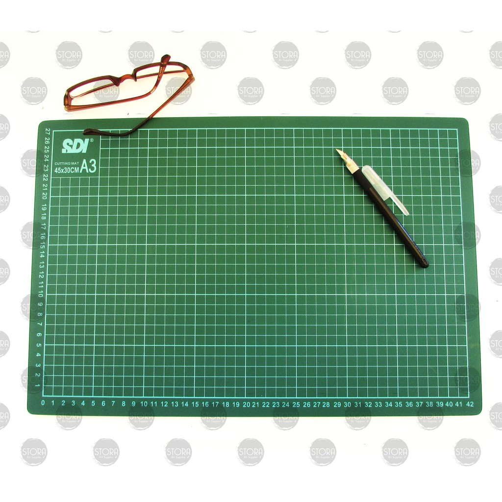 

SDI Cutting Mat A3 / Alas Potong Cutter Kertas Gundam Maket Diorama