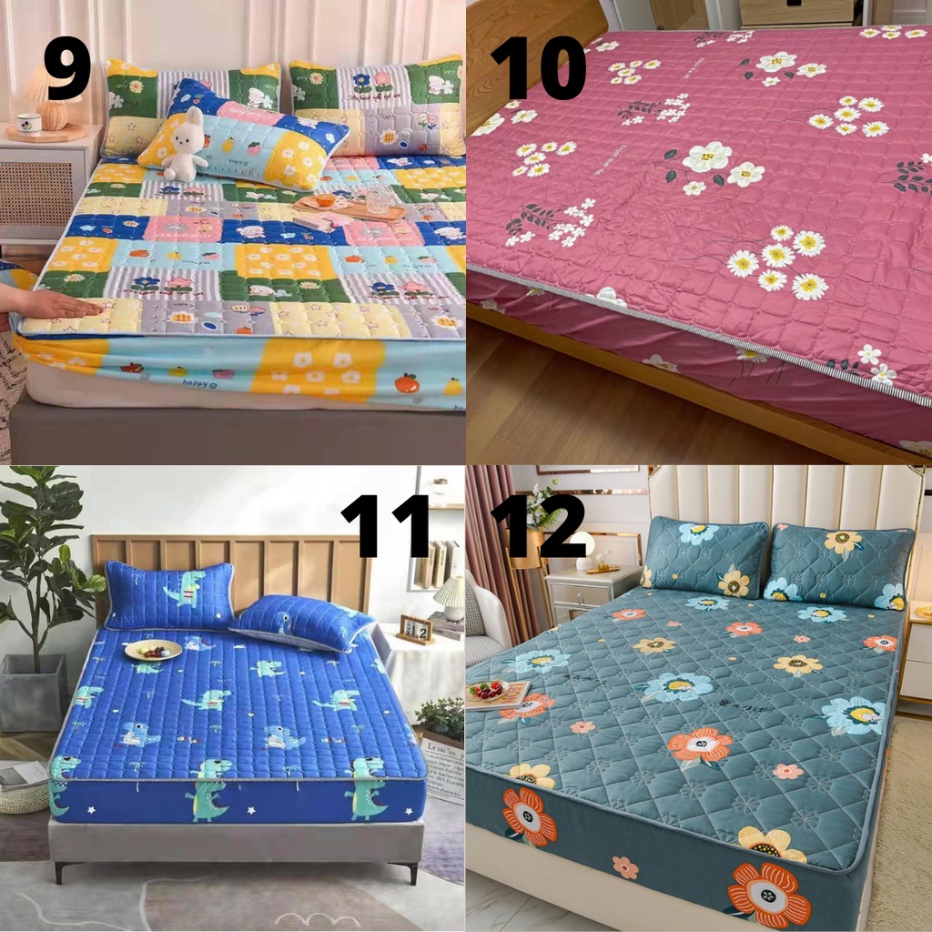 Sprei Waterproof / Sprei Protector bermotif / Sprei anti air ukuran 180x200CM dan 120x200CM-3