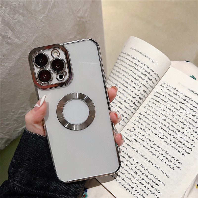 Case Pelindung Bahan Silikon Dengan Lensa Film Untuk IPhone 13 12 11 Pro Max 7 8 Plus X XR XS Max