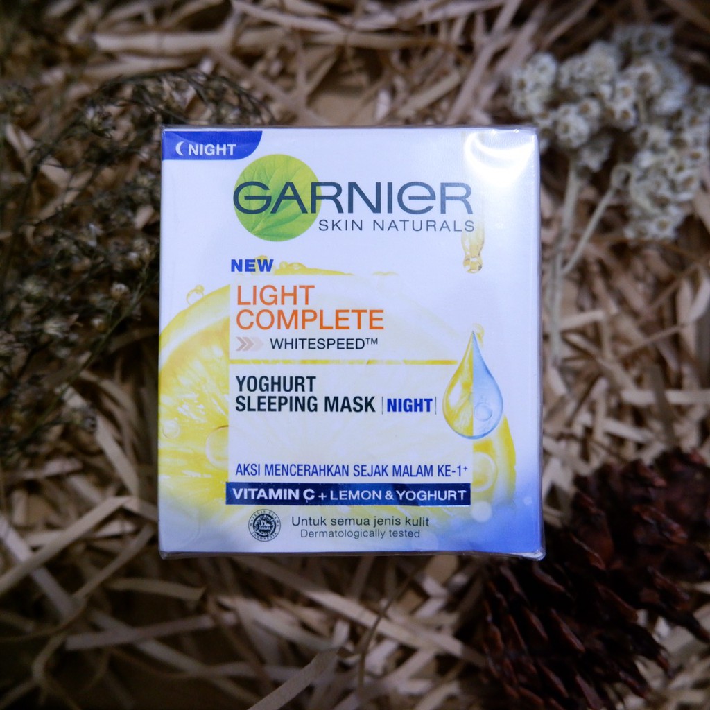 Garnier Light Complete Yogurt Sleeping Mask Night Cream
