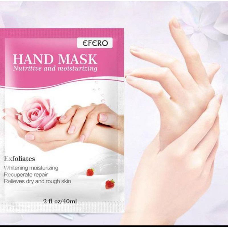 Ready Efero Baby Hand Mask Exfoliating Masker Tangan Rose