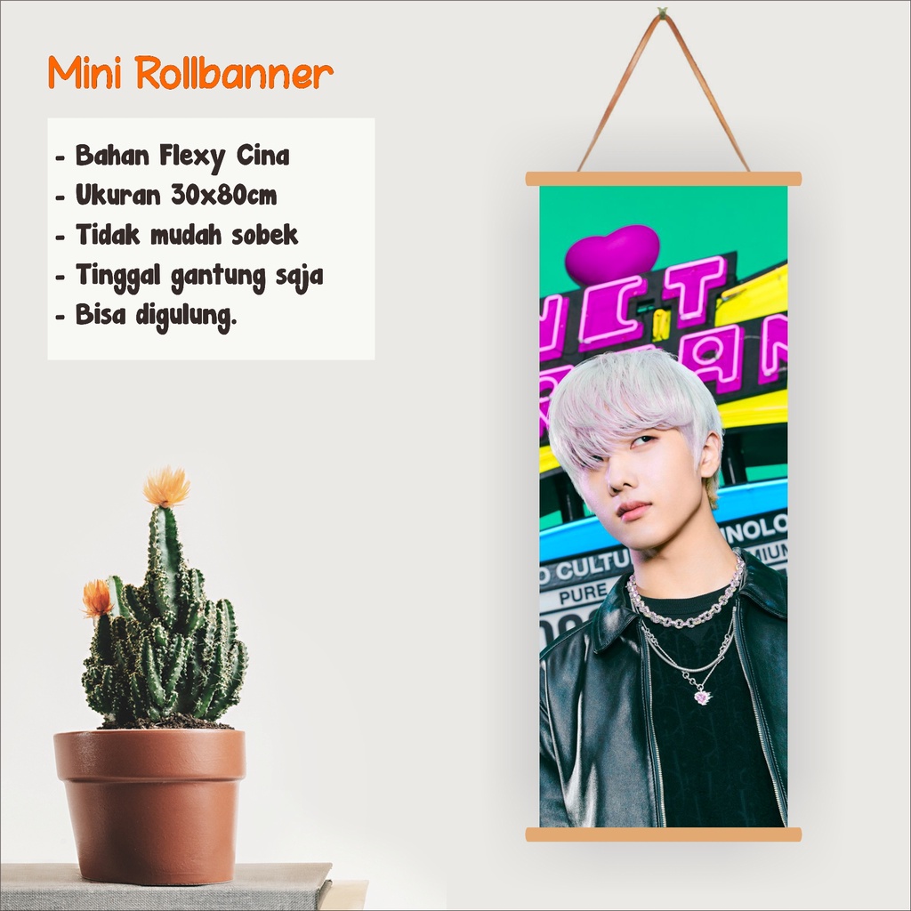 MINI ROLL BANNER NCT DREAM JISUNG GLITCH MODE