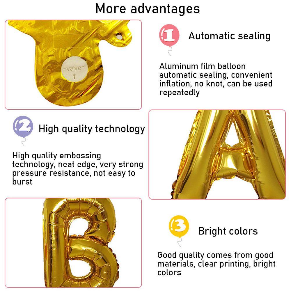 Suyo 37 / 38pcs / Set Balon Foil Motif Eid Mubarak + Bulan + Bintang Untuk Dekorasi Pesta / Festival