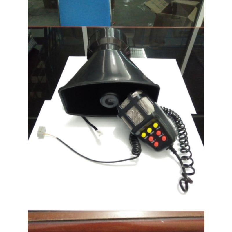 Klakson Toa / Patwal + Sirine polisi 7 suara mic 12v