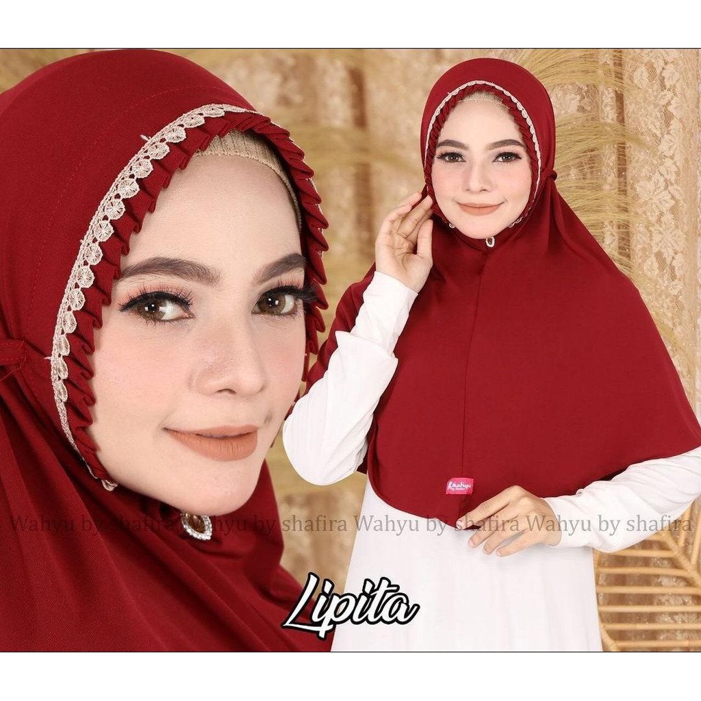 HIJAB INSTANT/ JILBAB INSTANT LIPIT RENDA ORI LY
