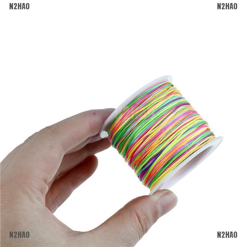 CP 1 Gulung Tali Benang Nilon Warna Pelangi Ukuran 0 8Mm CP 1 Gulung Tali Benang Nilon Warna Pelangi Ukuran 0 8Mm