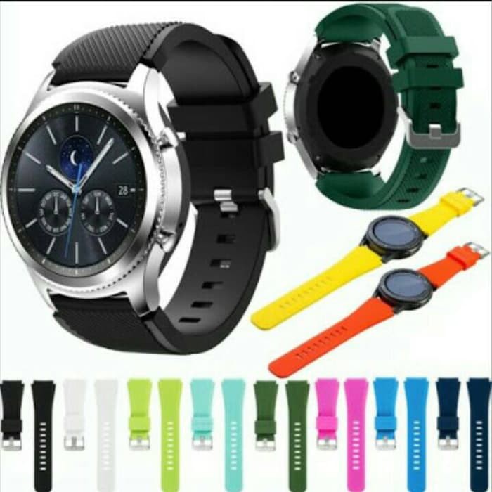 Samsung Galaxy Gear S3 Classic Frontier Strap Tali Jam Tangan Silicone Exclusive