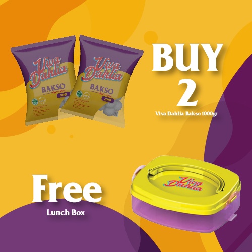 

Paket 2 Viva Dahlia Bakso Sapi dan Ayam 1000gram Gratis 1 Lunch Box
