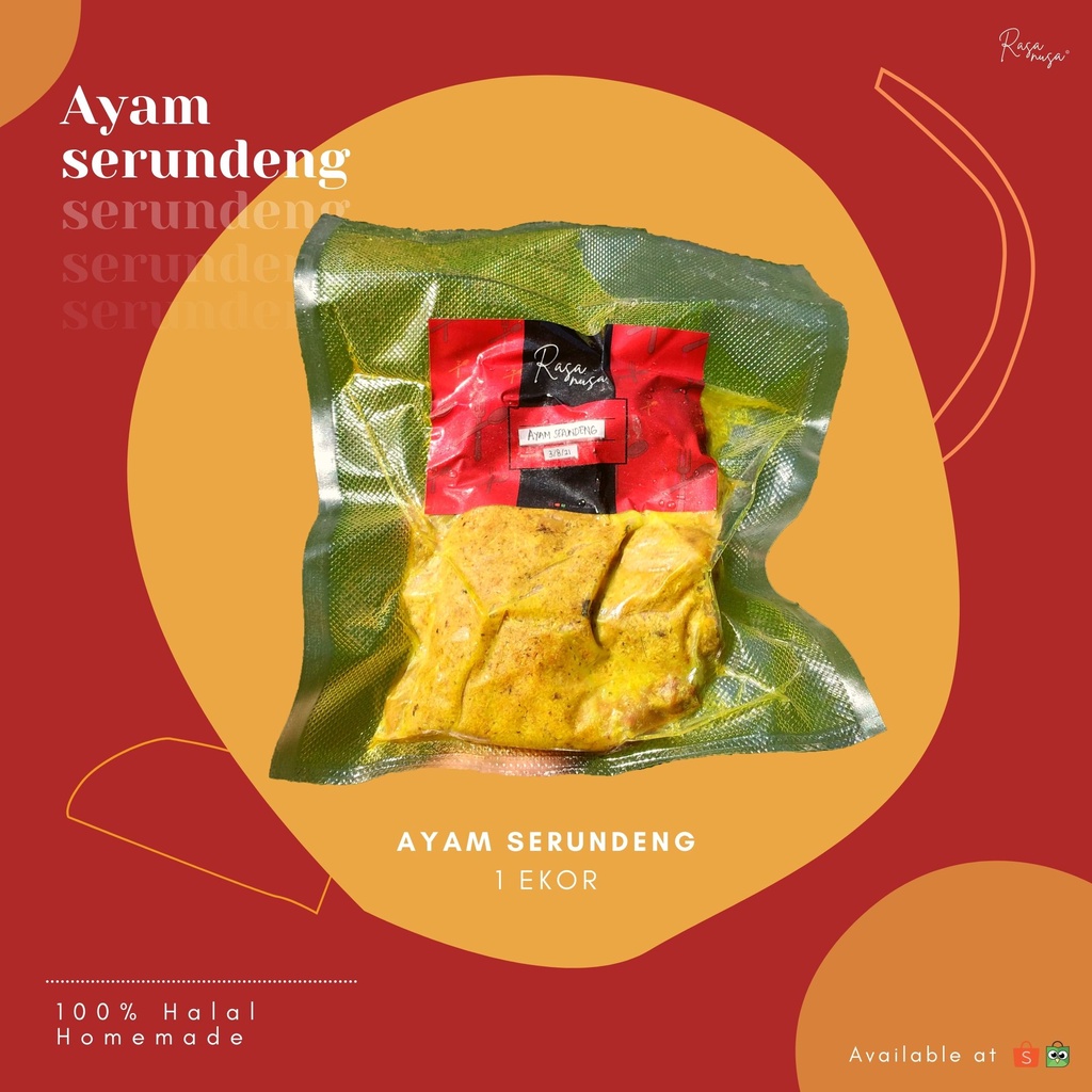 

AYAM UNGKEP SERUNDENG FROZEN/RASA NUSA BY NY. TIN