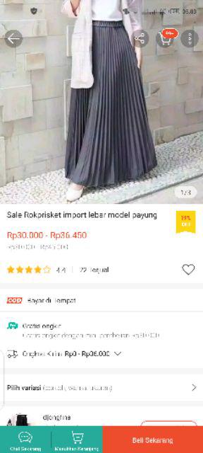 Sale Rokprisket Import Lebar Model Payung