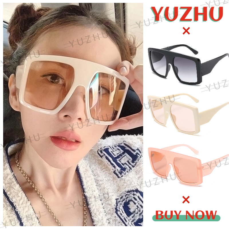 (YUZHU) COD Ready Stock Kacamata Wanita Korea Kacamata Fashion Kacamata Hitam Kebesaran