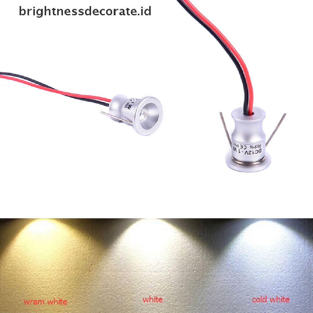 (Birth) Lampu Sorot Led Mini Tersembunyi Untuk Lemari Display