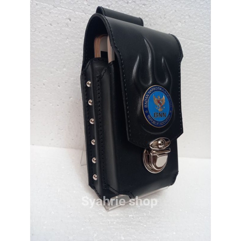 dompet sarung hp kulit asli logo (BNN)