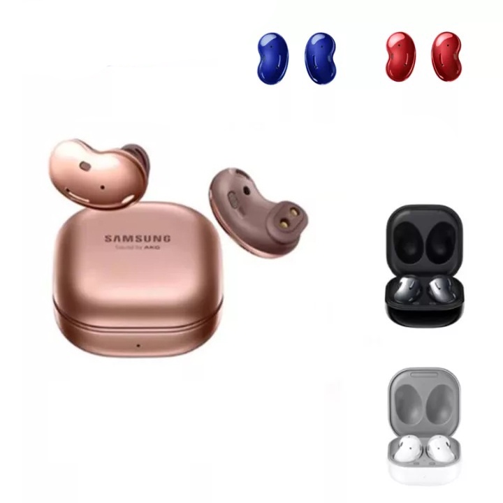 Headset Bluetooth Galaxy Buds Live  R180 Wireless Earphone Ori Super Clone 1 : 1