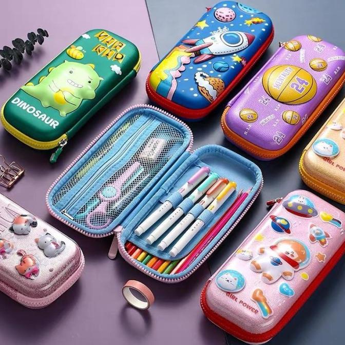 

pencil case 3D eva hardcase smiggle look alike kotak pensil anak