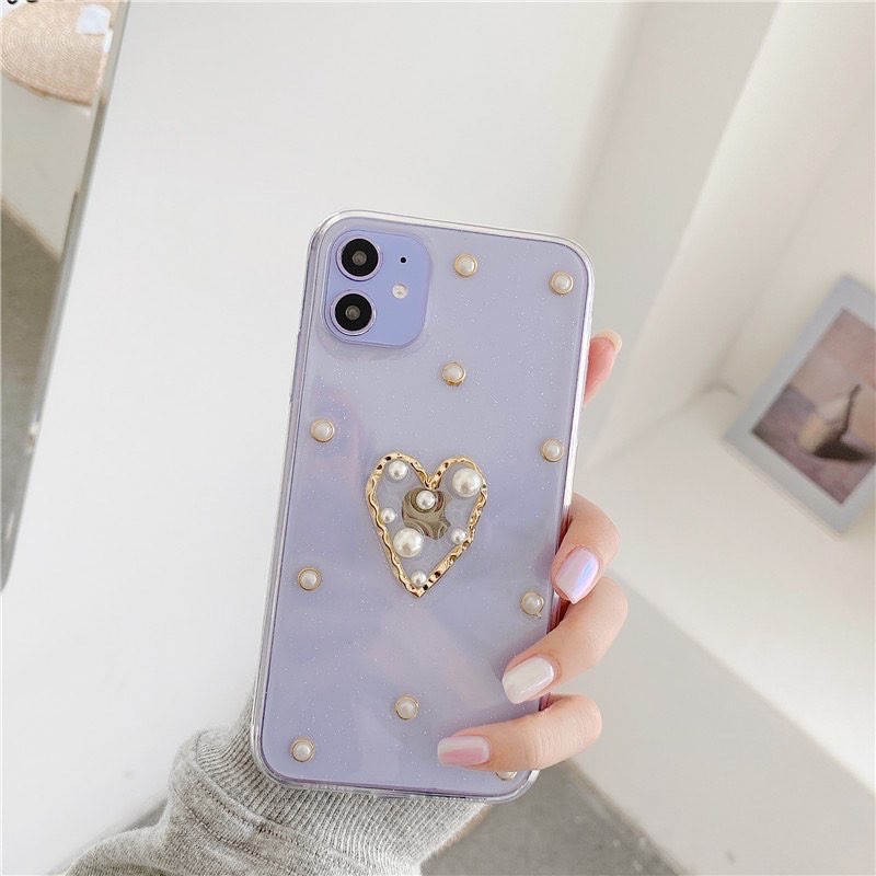 STAR / LOVE PEARL CASE IPHONE OPPO Reno 4 5 4f 5f Samsung A51 a52 a32 a72 M02 A02 A02 Xiaomi 11 9 8