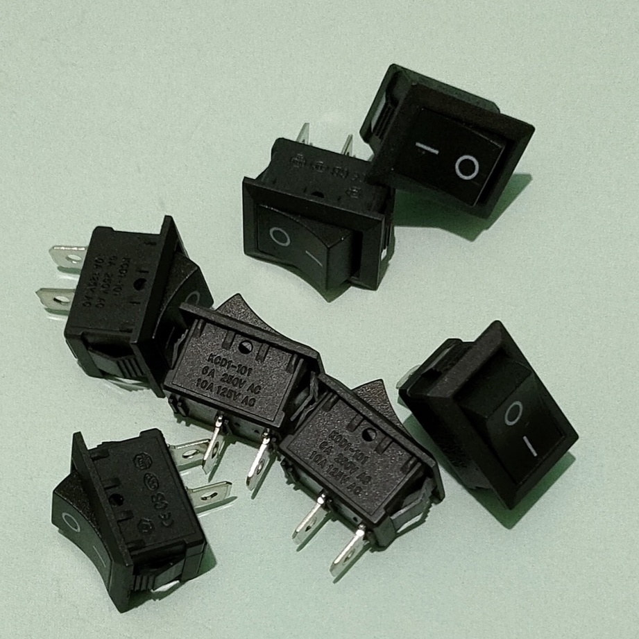 Saklar On Off Tekan 2 Pin Kecil 1.5 x 1 cm Switch Rocker