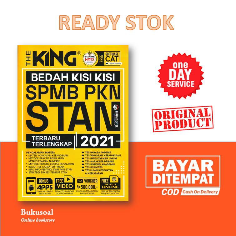 Buku Stan The King Bedah Kisi Kisi Spmb Pkn Stan 2021 Shopee Indonesia