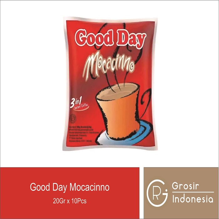 

Good Day Mochacinno 1 renceng (Isi 10 sachet)