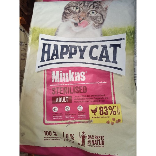 Happy Cat minkas  sterilised 10kg