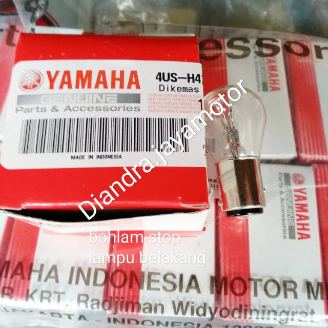 Bohlam stop asli Yamaha for all matic/bebek yamaha