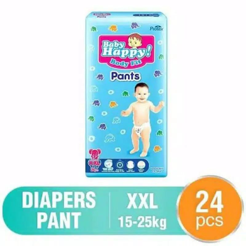 Baby happy pants &amp; Popok Sensi S 38+2 / M 34 / L 30 / XL 26 / XXL 24 / XL 20+2 / XXL 18+2 / M 20+2 / L 20+2