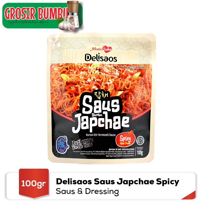 

MamaSuka Delisaos Saus Japchae Spicy 100 gr Mama Suka