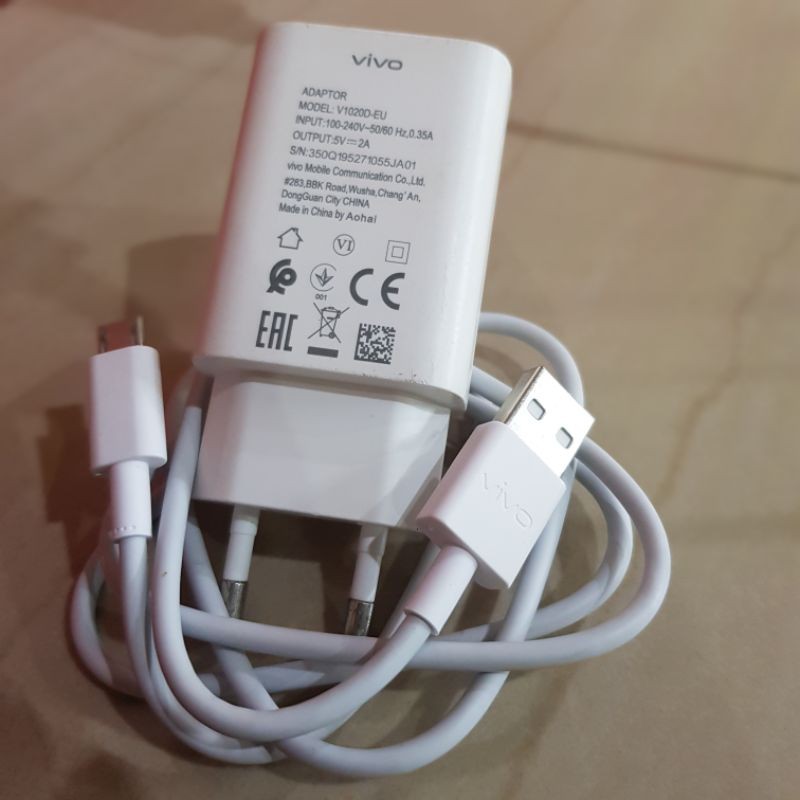 CHARGER ORIGINAL 100% COPOTAN VIVO Y12, Y15, Y17, Y20, Y30