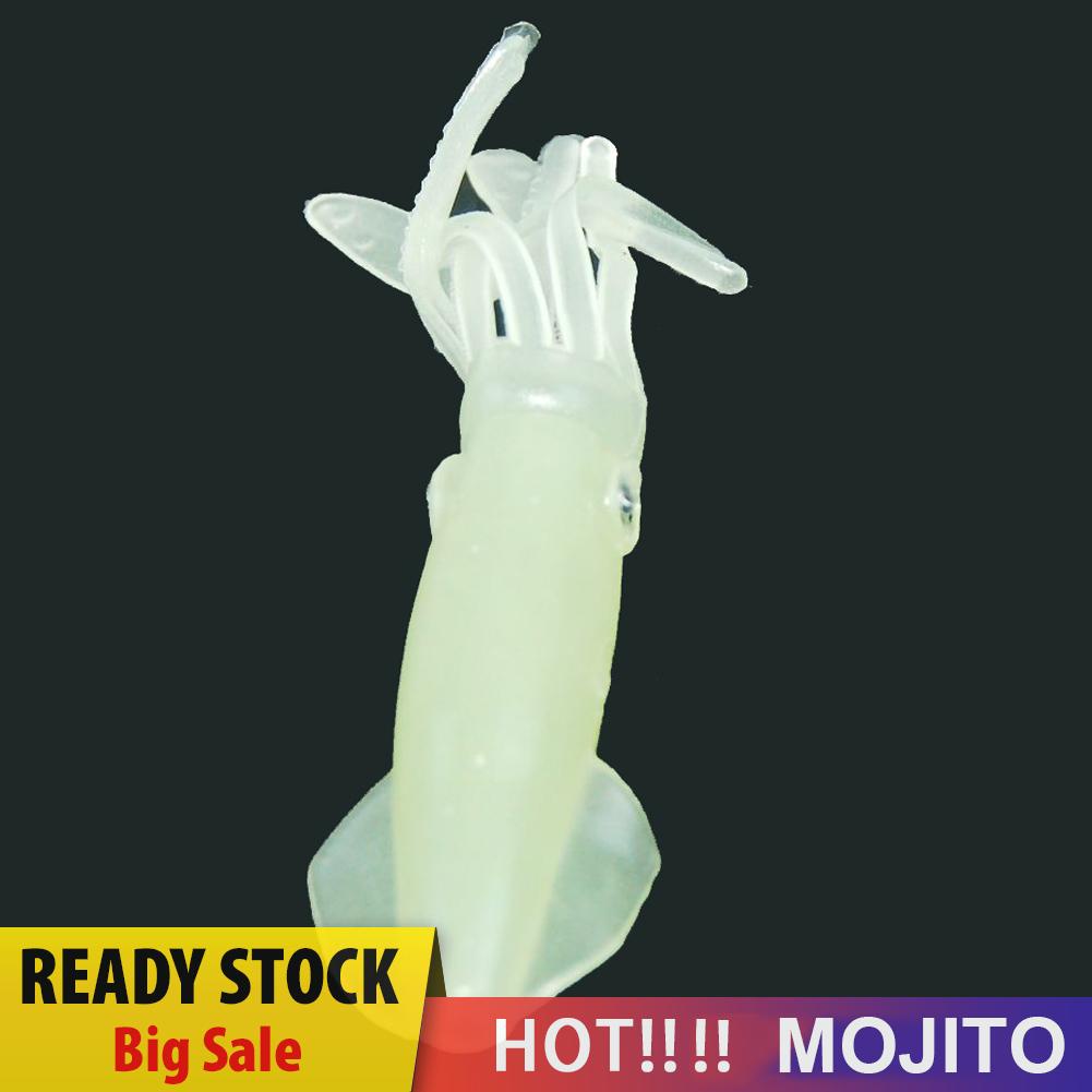 5pcs Umpan Pancing Bentuk Cumi-Cumi Luminous Ukuran 4.3 Inci