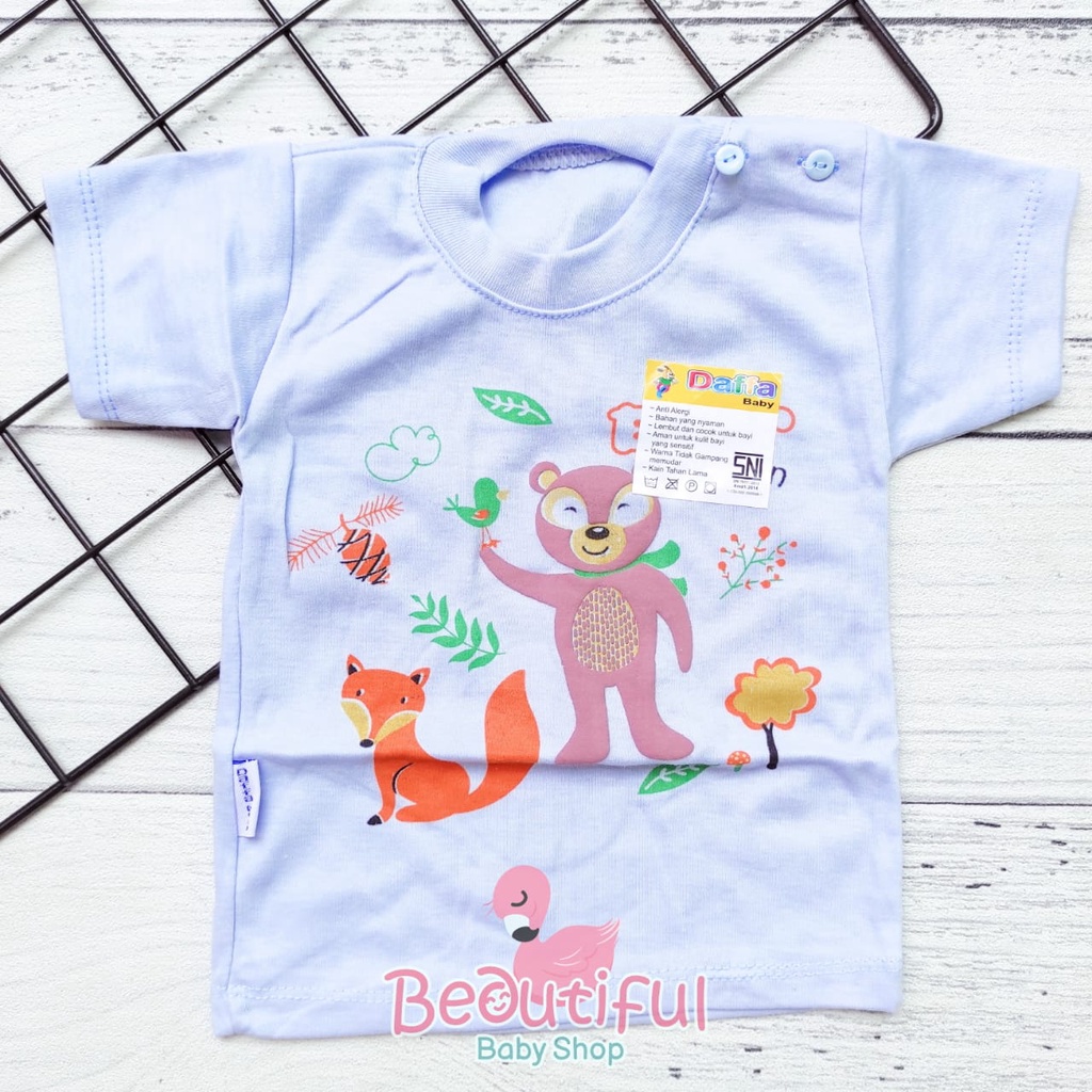 3pcs Kaos Oblong Bayi SNI MLXL / Atasan Baju Bayi Lengan Pendek / Baju Bayi Pendek / Baby.ou